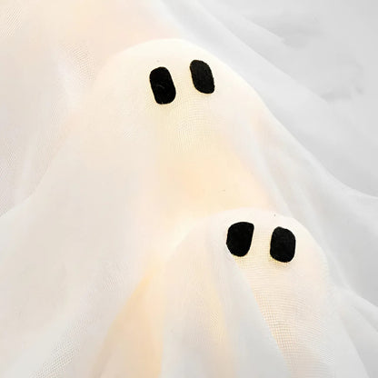 Lit Ghosts Wreath