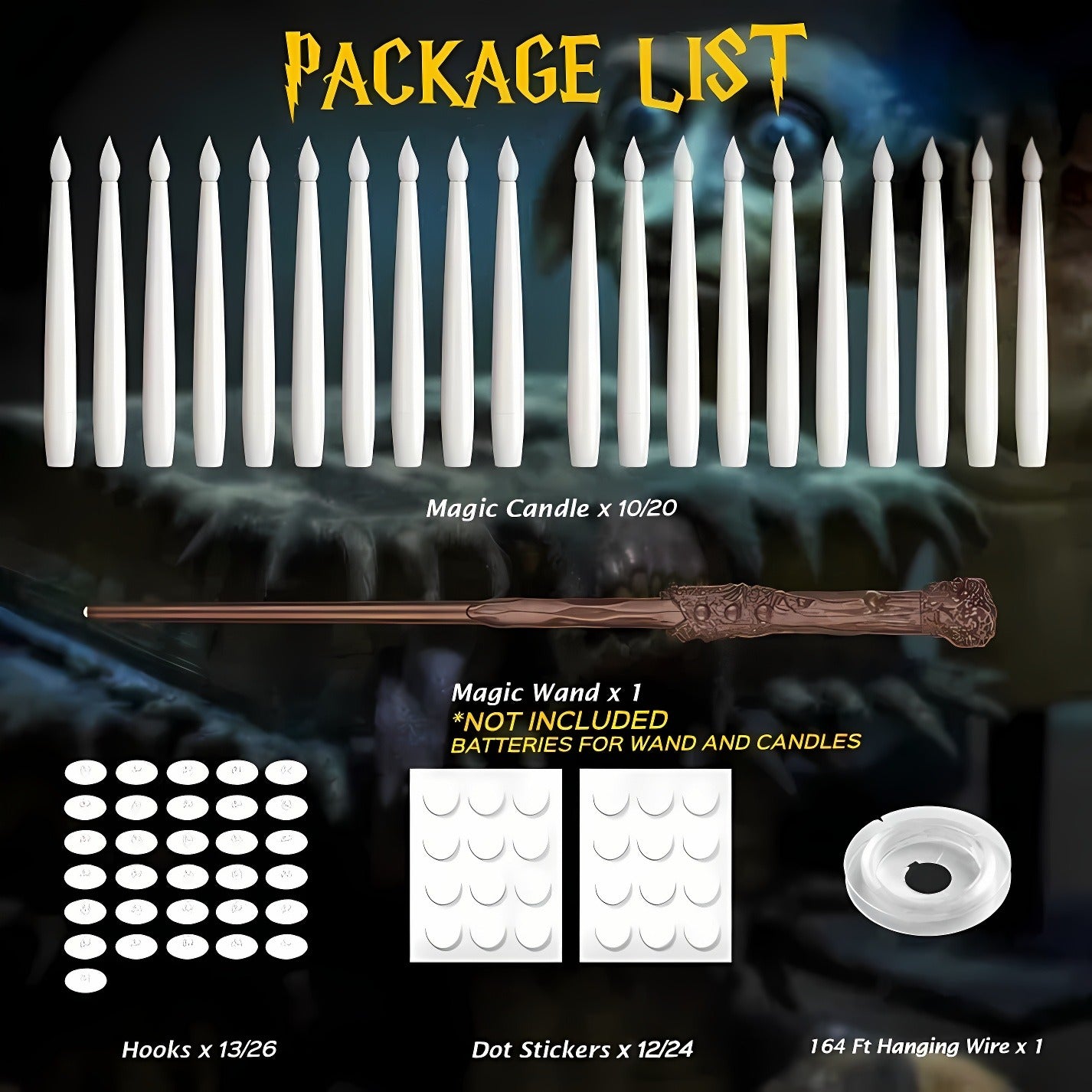Hallowick™ Magic Floating Decor Candles